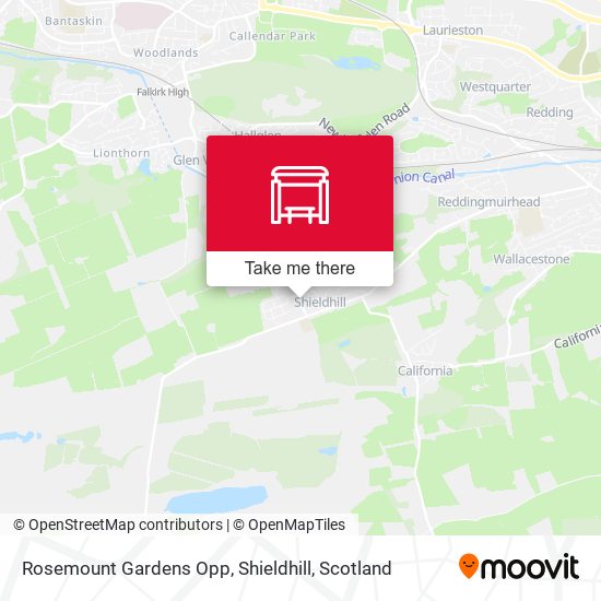 Rosemount Gardens Opp, Shieldhill map