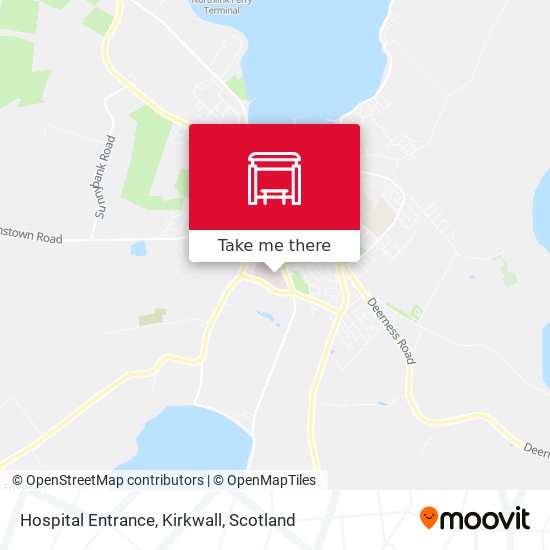 Hospital Entrance, Kirkwall map