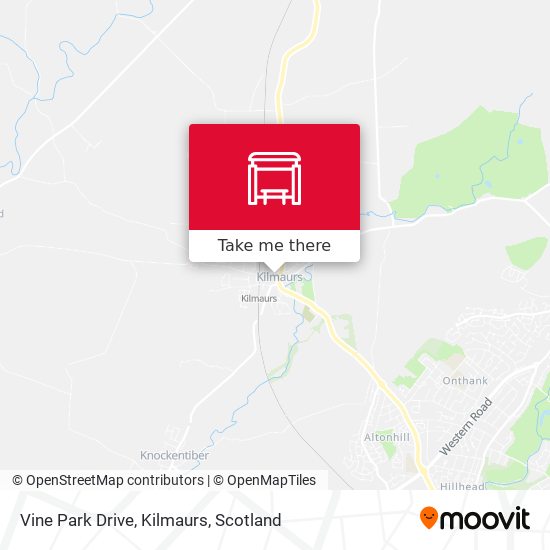 Vine Park Drive, Kilmaurs map