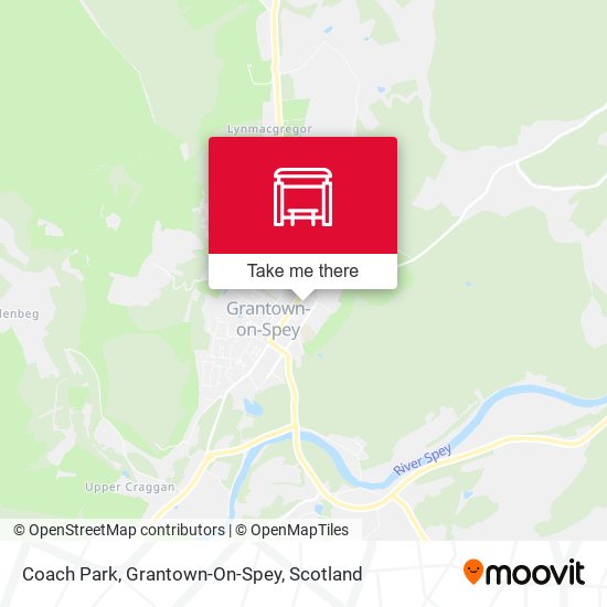 Coach Park, Grantown-On-Spey map