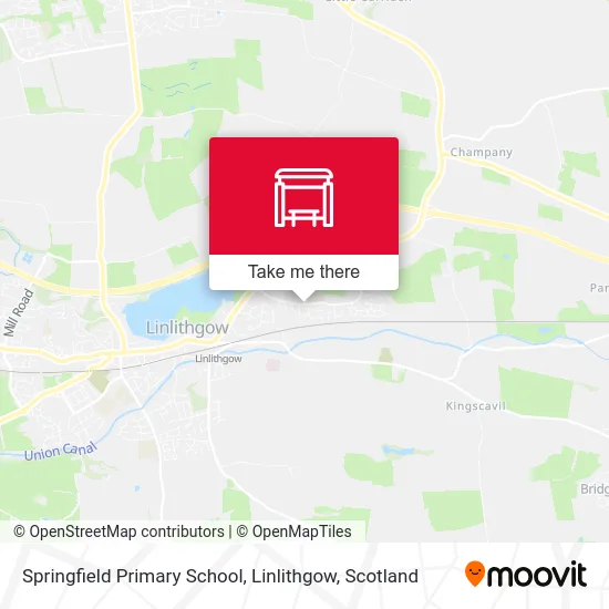 Springfield Primary School, Linlithgow map