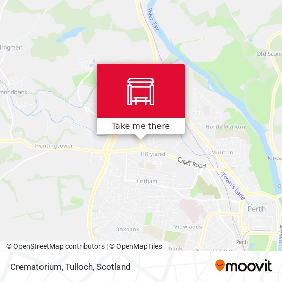 Crematorium, Tulloch map