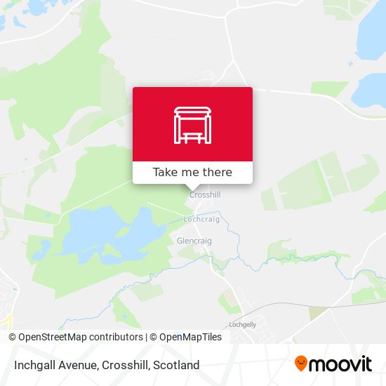 Inchgall Avenue, Crosshill map