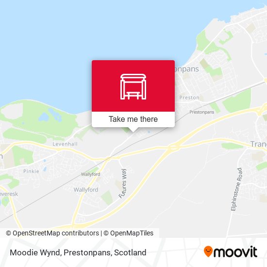 Moodie Wynd, Prestonpans map