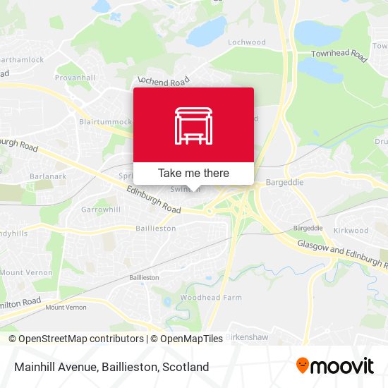 Mainhill Avenue, Baillieston map