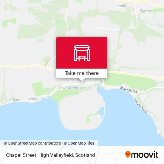 Chapel Street, High Valleyfield map