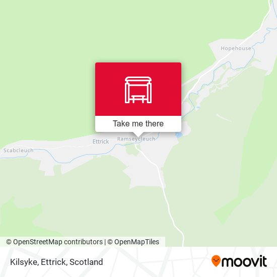 Kilsyke, Ettrick map
