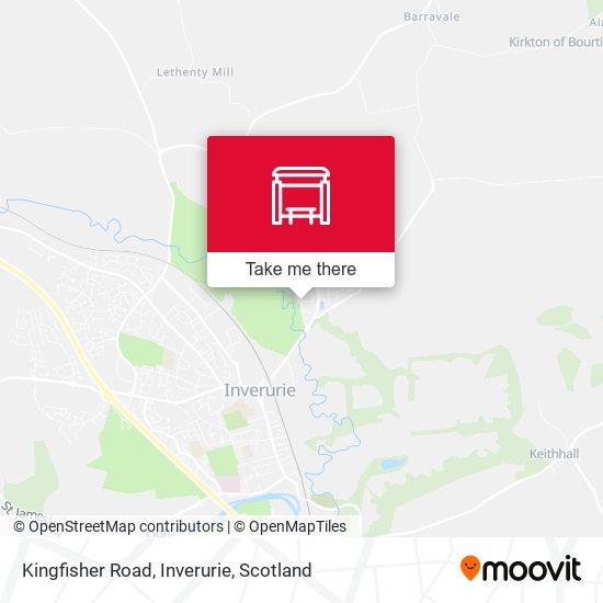Kingfisher Road, Inverurie map