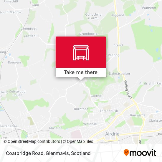 Coatbridge Road, Glenmavis map