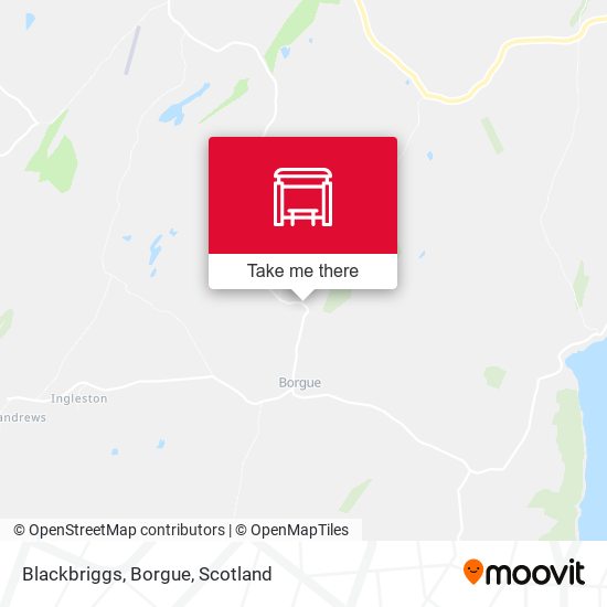 Blackbriggs, Borgue map