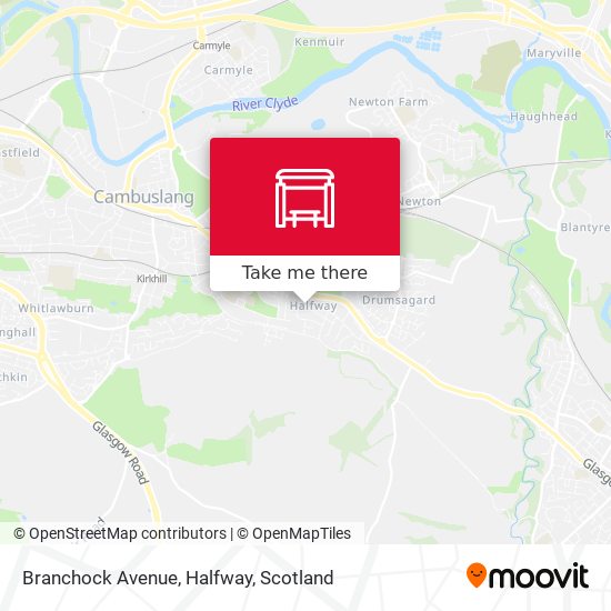 Branchock Avenue, Halfway map