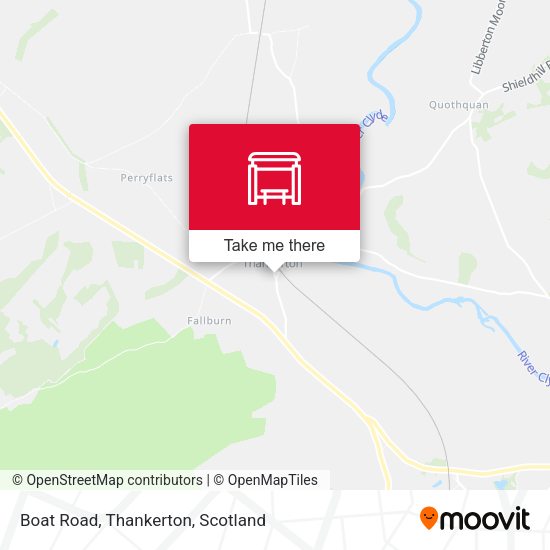 Boat Road, Thankerton map