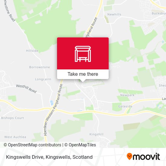 Kingswells Drive, Kingswells map