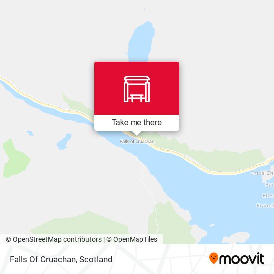 Falls Of Cruachan map