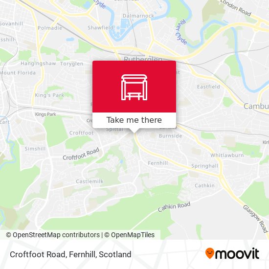 Croftfoot Road, Fernhill map
