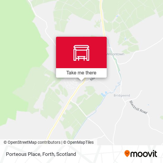 Porteous Place, Forth map