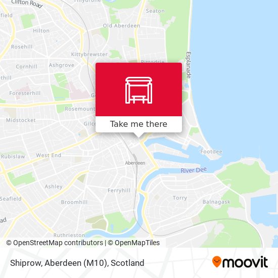 Shiprow, Aberdeen (M10) map