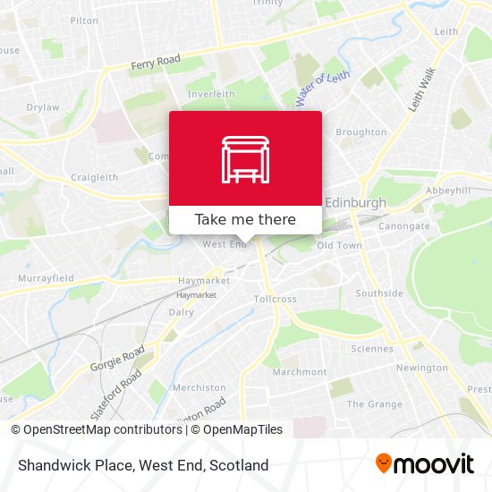 Shandwick Place, West End map