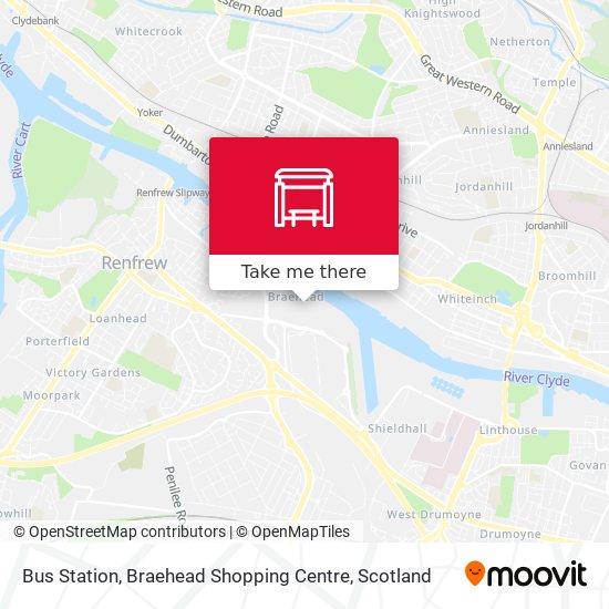 Bus Station, Braehead Shopping Centre map