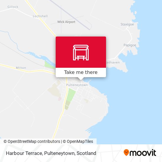 Harbour Terrace, Pulteneytown map