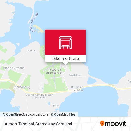 Airport Terminal, Stornoway map