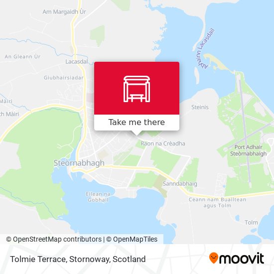 Tolmie Terrace, Stornoway map