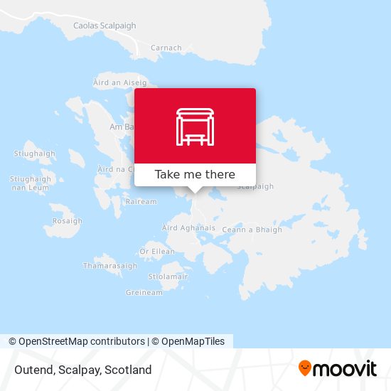 Outend, Scalpay map