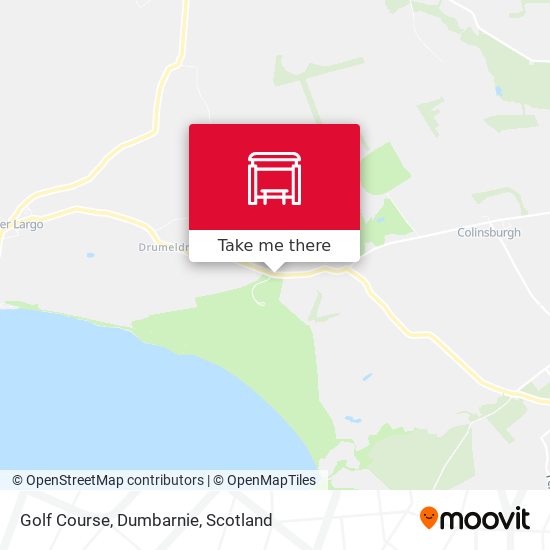 Golf Course, Dumbarnie map
