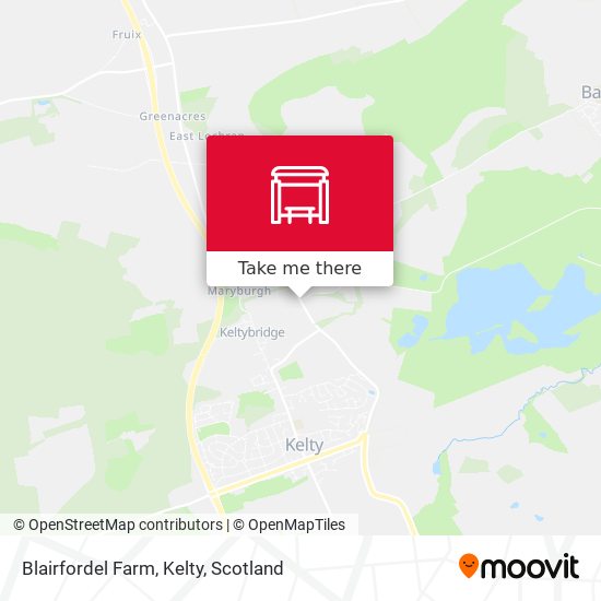 Blairfordel Farm, Kelty map