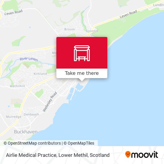 Airlie Medical Practice, Lower Methil map