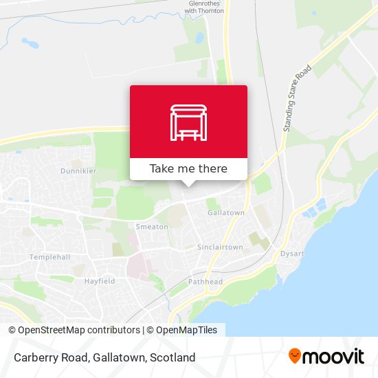 Carberry Road, Gallatown map