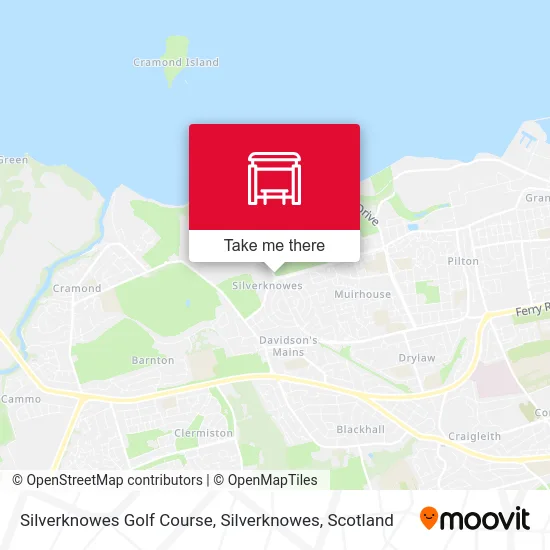 Silverknowes Golf Course, Silverknowes map