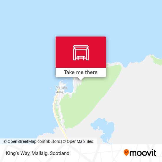 King's Way, Mallaig map