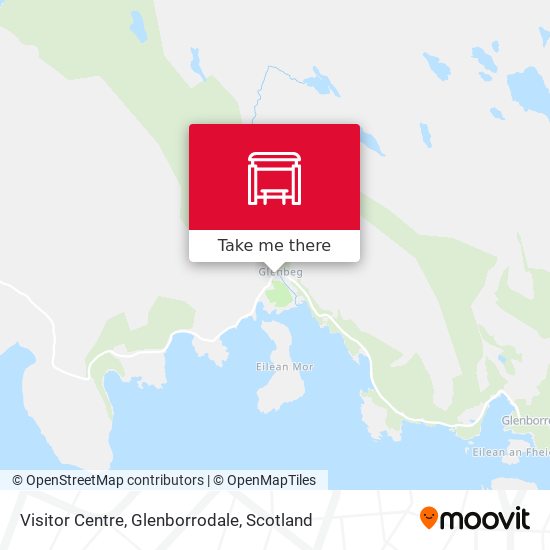 Visitor Centre, Glenborrodale map
