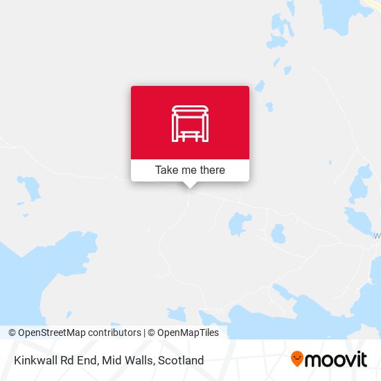 Kinkwall Rd End, Mid Walls map