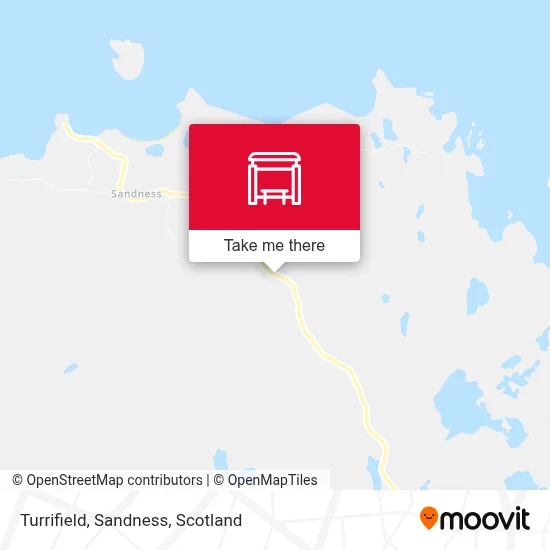 Turrifield, Sandness map