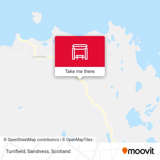 Turrifield, Sandness map