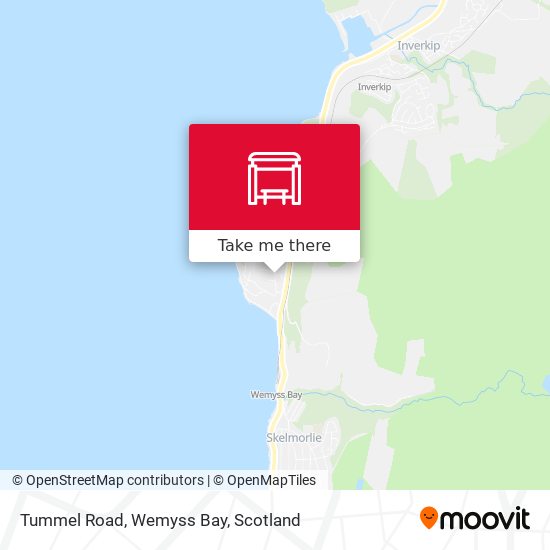 Tummel Road, Wemyss Bay map