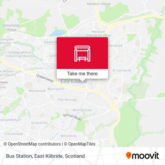How to get to Bus Station, East Kilbride in Scotland by Bus or Train? How to get to Bus Station, East Kilbride in Scotland by Bus or Train?