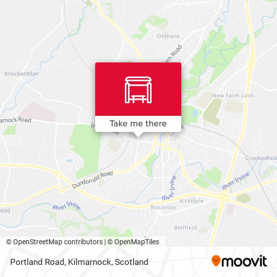 Portland Road, Kilmarnock map