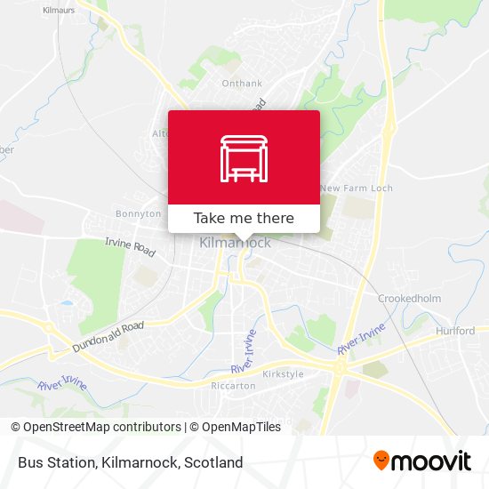Bus Station, Kilmarnock map