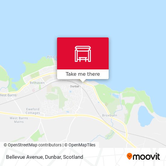 Bellevue Avenue, Dunbar map