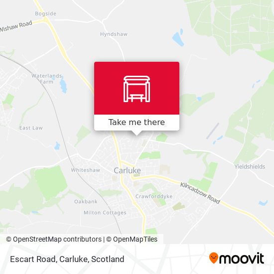 Escart Road, Carluke map