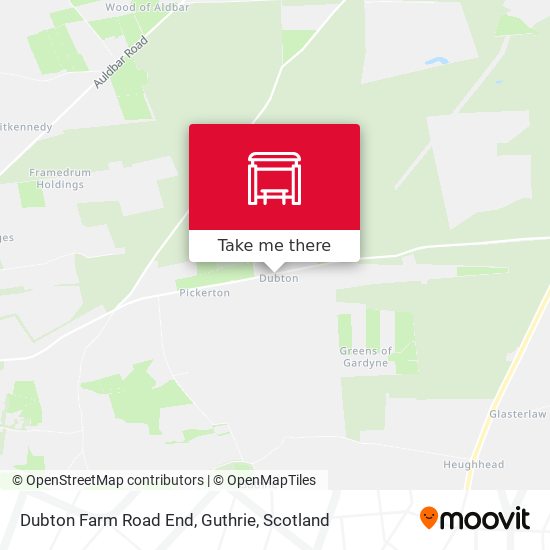 Dubton Farm Road End, Guthrie map