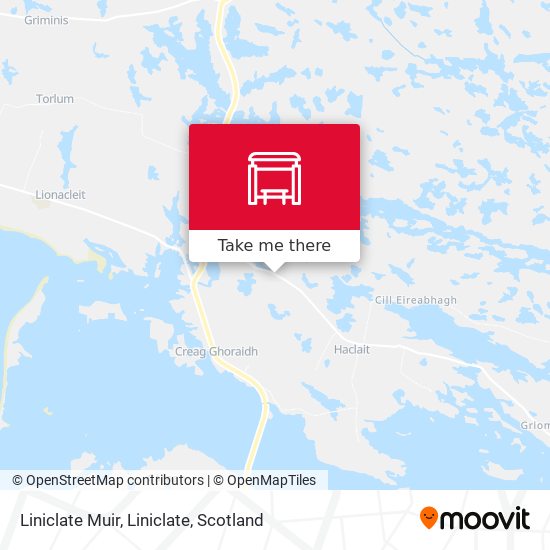 Liniclate Muir, Liniclate map