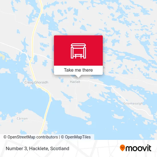 Number 3, Hacklete map