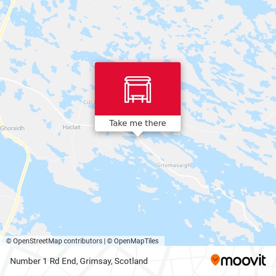 Number 1 Rd End, Grimsay map