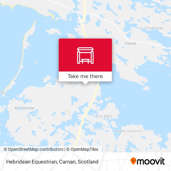 Hebridean Equestrian, Carnan map
