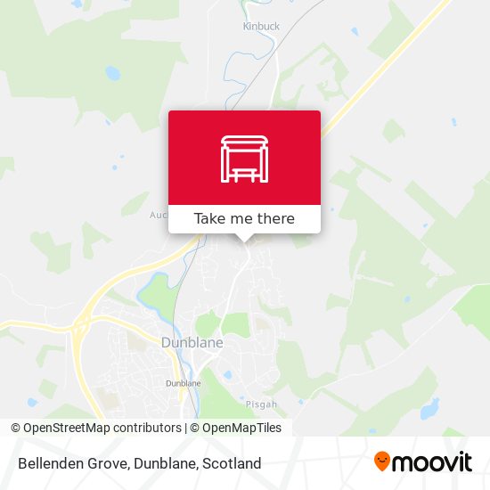 Bellenden Grove, Dunblane map