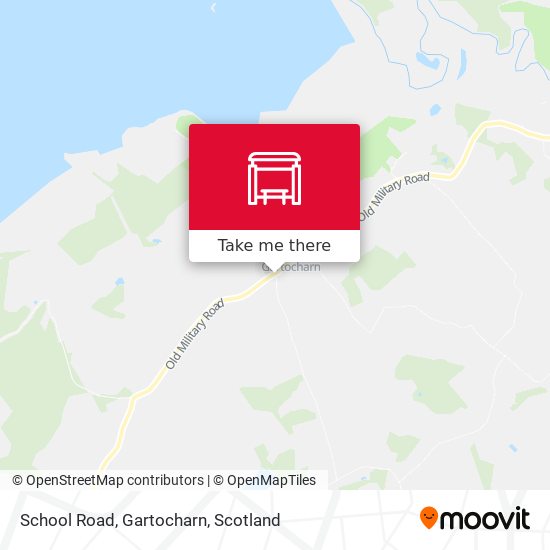 School Road, Gartocharn map
